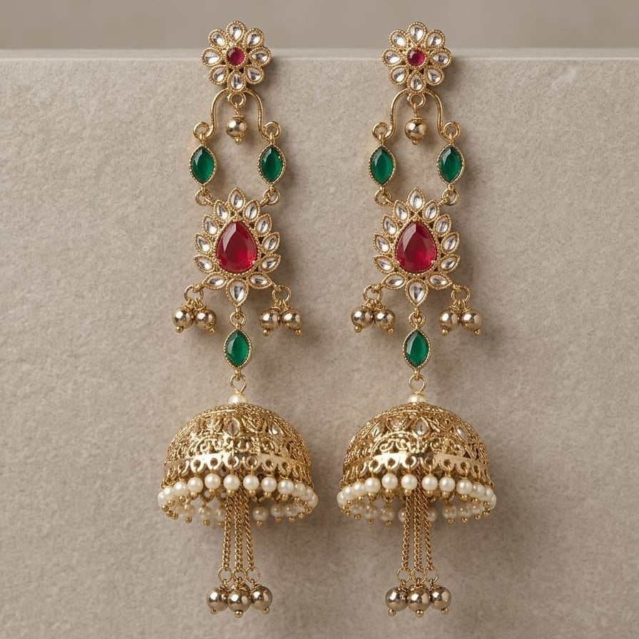 Rang Mahal Jhumka Drops