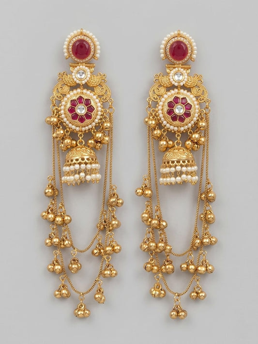 Royal Gulnaar Jhumka Drops