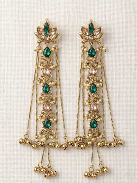 Meher Vine Long Chain Earrings